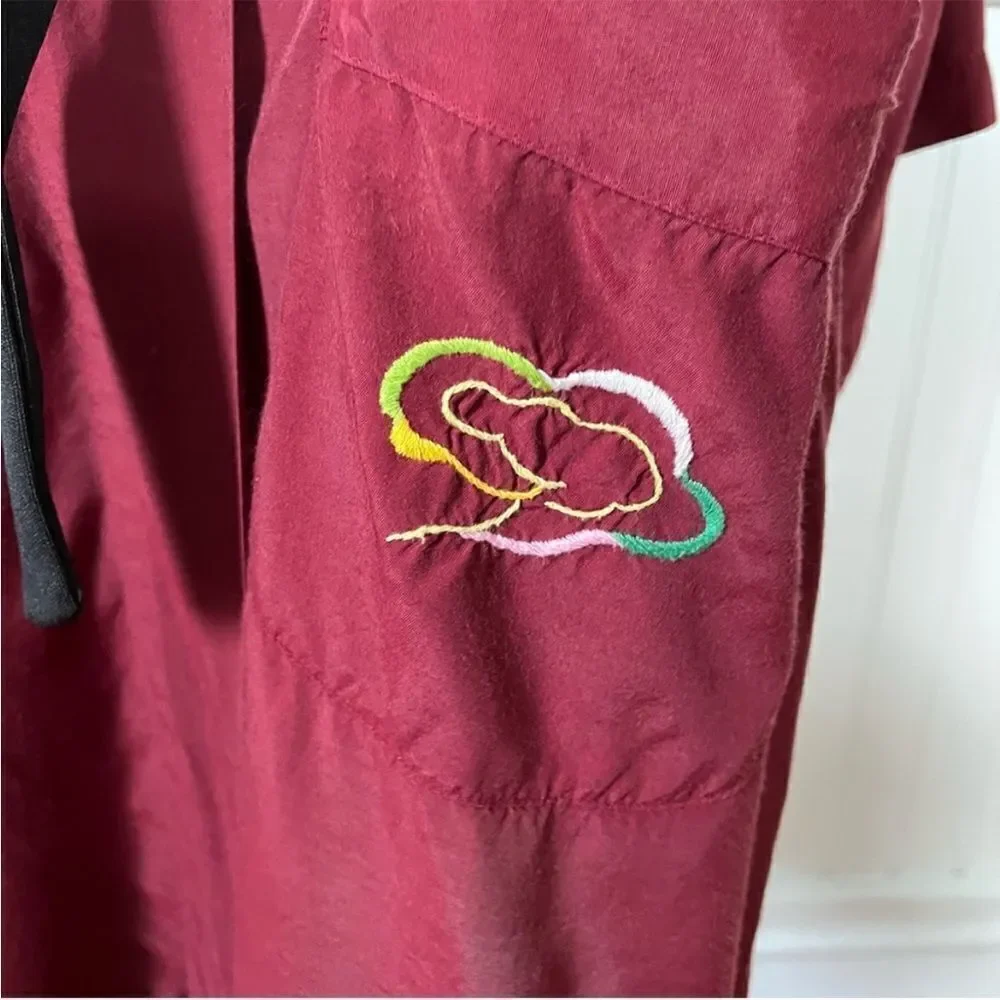 Vintage Health China Embroidered Dragon Robe M - Picture 7 of 12